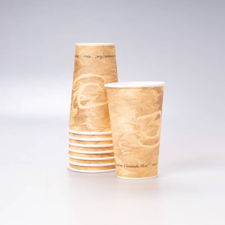 Vaso de Papel Impresión Café 16 Oz 50 Pz Arerofast