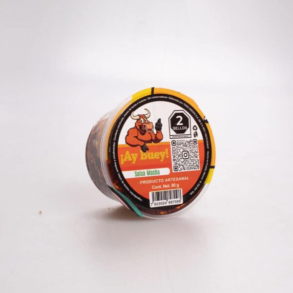 Salsa Macha Original Ay Buey 80 Gr - Image 2