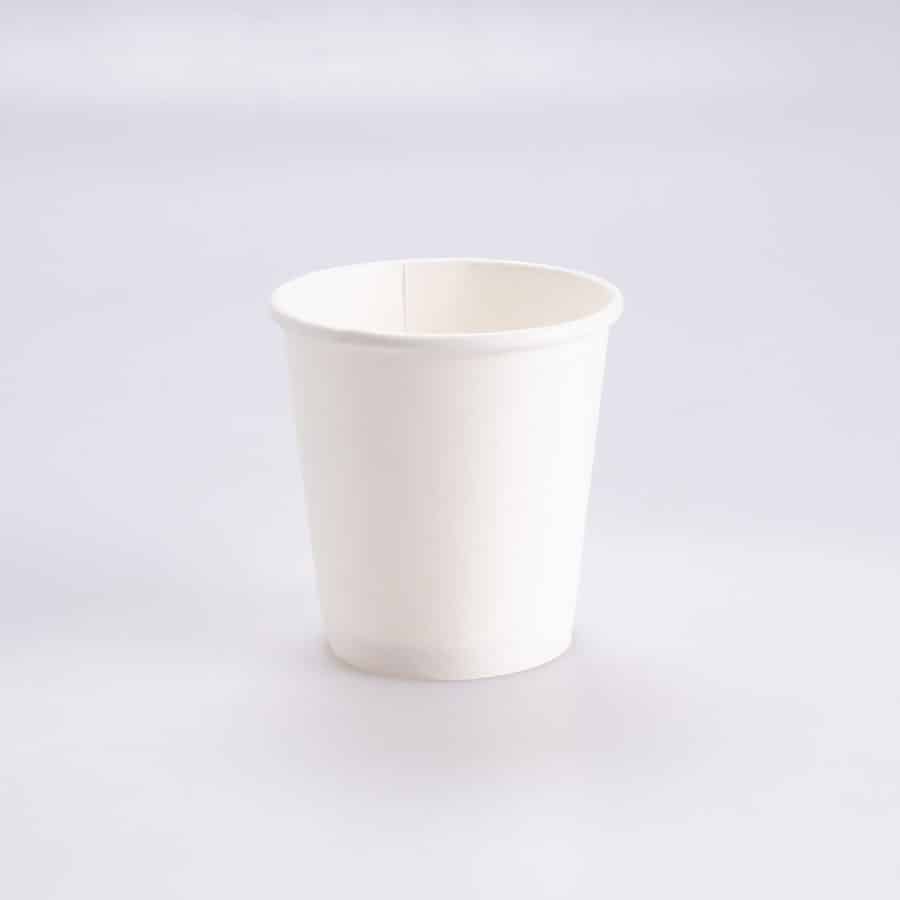 Vasos de papel de 6 oz para café y té - Tazas de papel de agua desechables  para oficina decoradas