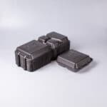 Contenedor 7X7 3 Divisiones Negro Reyma 50 Pz