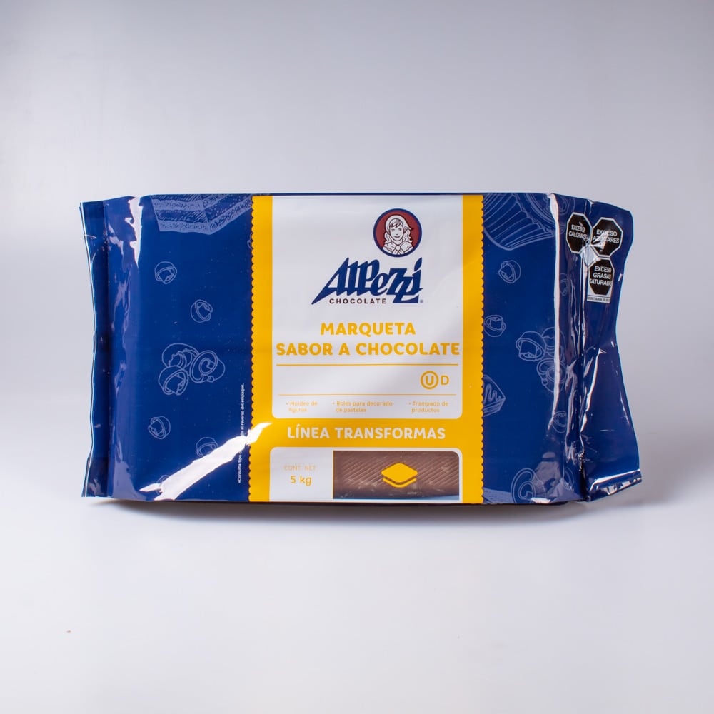 Marqueta Chocolate Lácteo Alpezzi 5 Kg