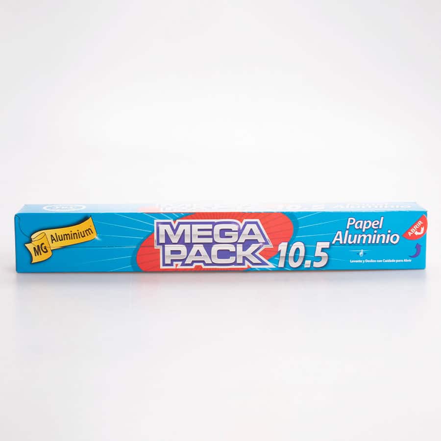 Papel Aluminio Mega Pack 10 Mt
