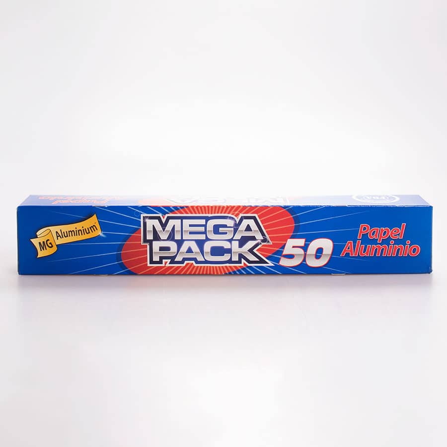 Papel Aluminio Mega Pack 50 Mt