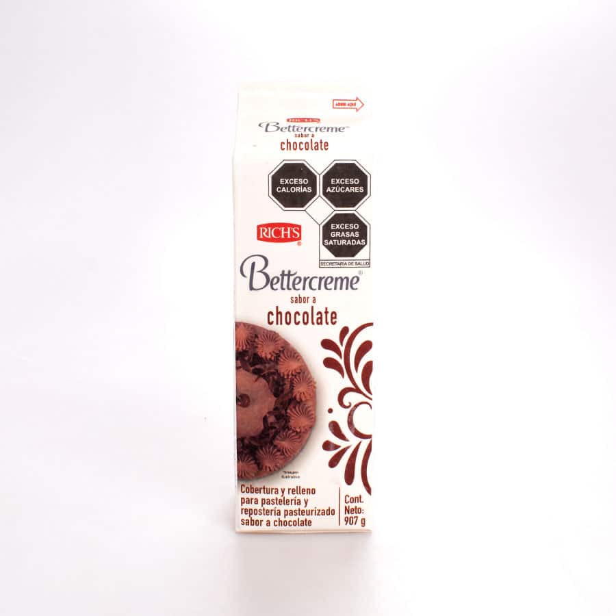 Crema para Batir Better Creme Chocolate Rich´s 907 Gr
