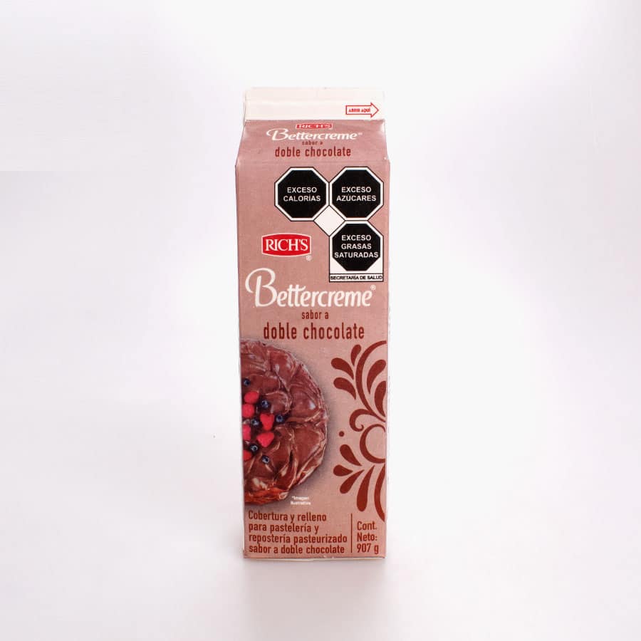 Crema para Batir Better Creme Doble Chocolate Rich´s 907 Gr
