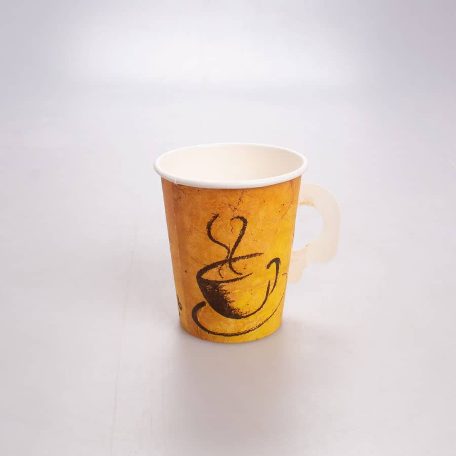 Vaso 9 oz. papel impreso cafe gourmet b.c. (paq x 25 unidades)