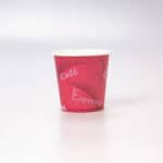 Vaso de Papel Impreso Rojo 4 Oz SOLO 50 Pz