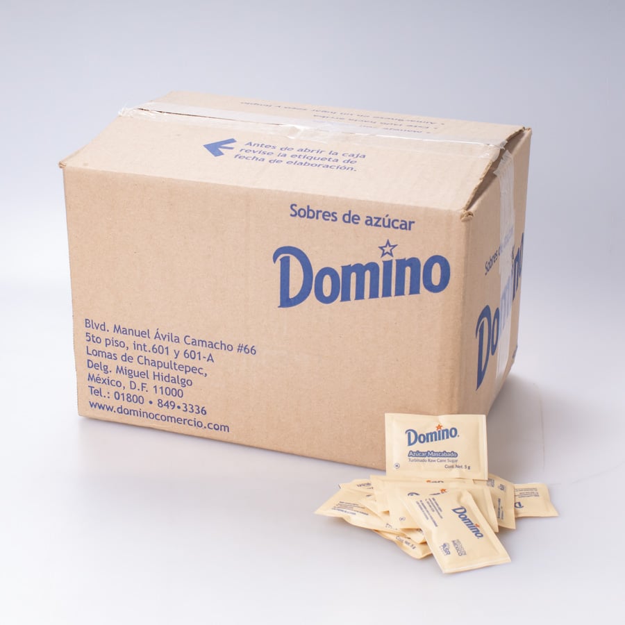 Azúcar Mascabado Domino 1000 Sobres de 5 Gr