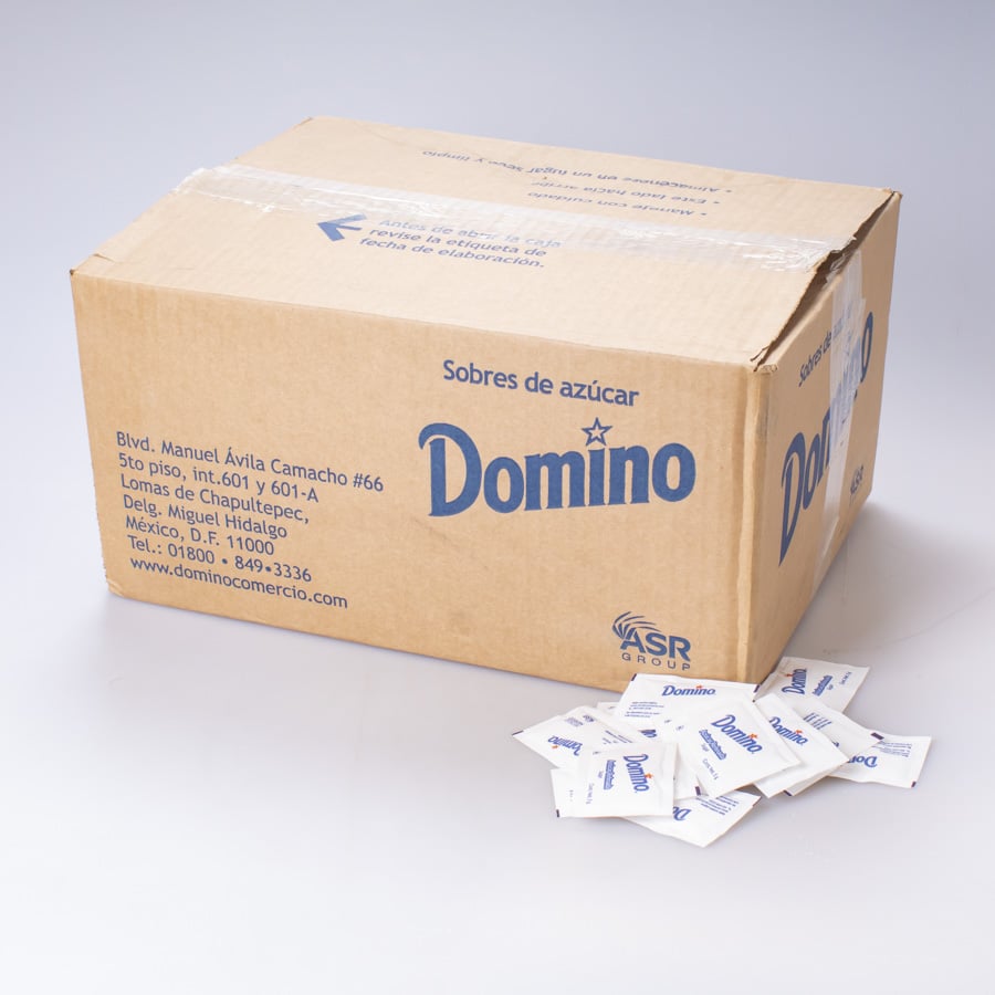 Azúcar Refinada Domino 2000 Sobres de 5 Gr