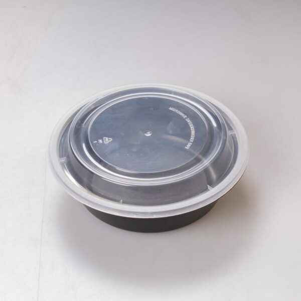 Contenedor Redondo Negro 16 Oz WOW - Image 2