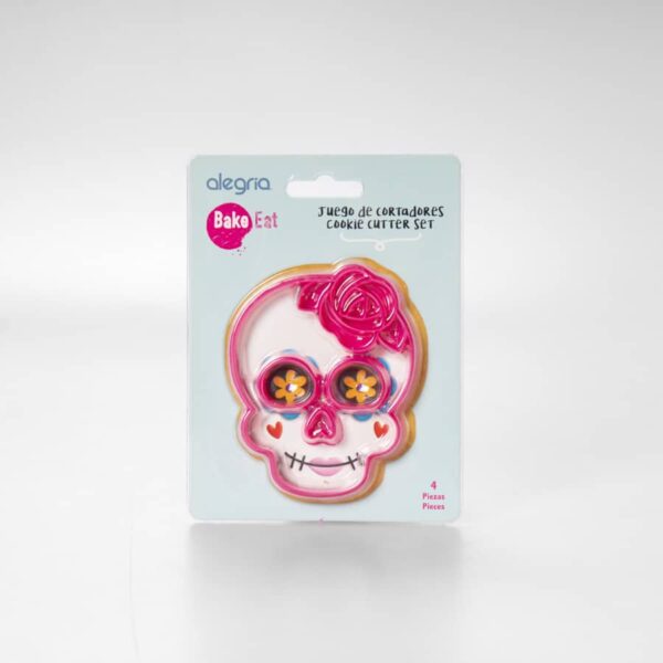 Cortador Catrina con Rosa Plástico
