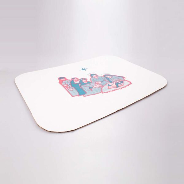 Base de Cartón Blanca para Rosca Chica - Image 2