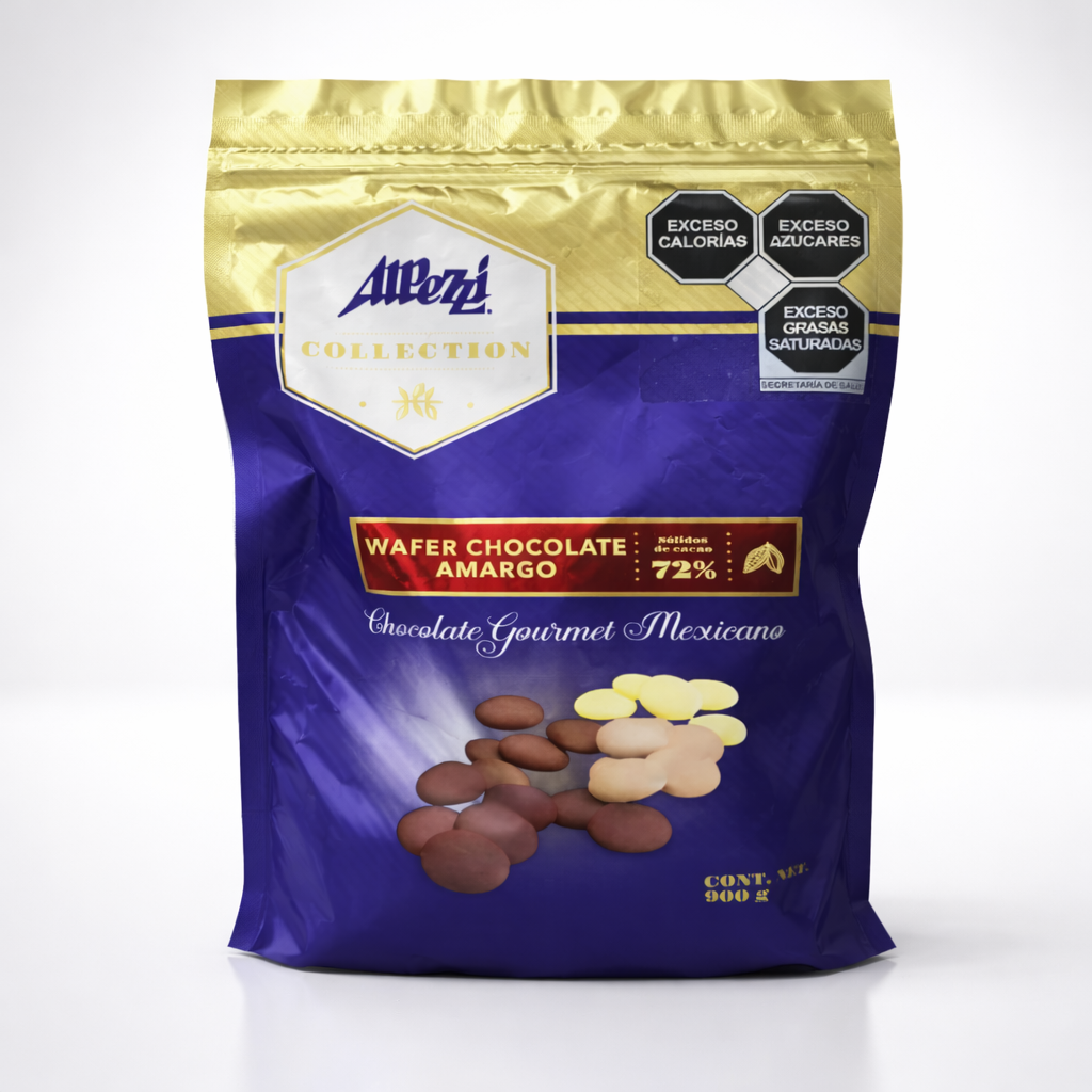 Chocolate Wafer Amargo Alpezzi 900 gr