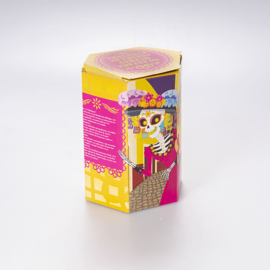 Caja Hexagonal Calavera 11.6x15x10 Cm - Image 2