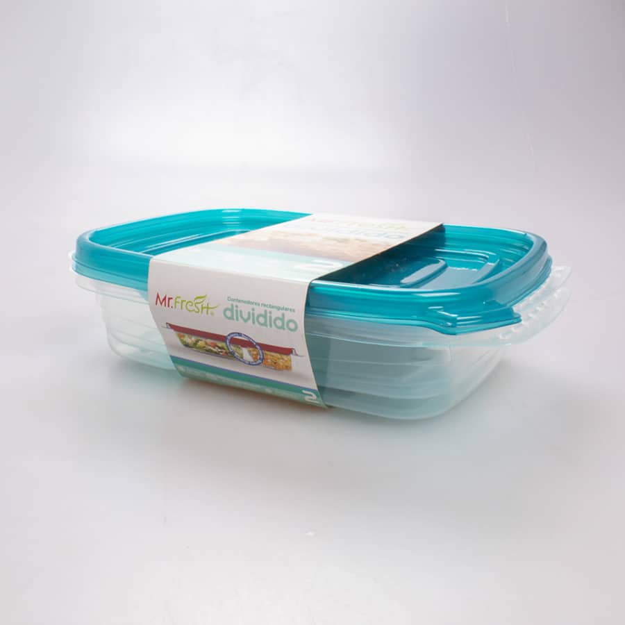 Contenedor de 2 Div Plástico 2 Pz - Image 2