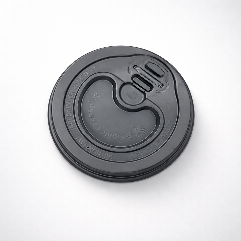 TAPA DOMO LOCK BACK NEGRA 12/16 OZ I. PAPER LHRNB16