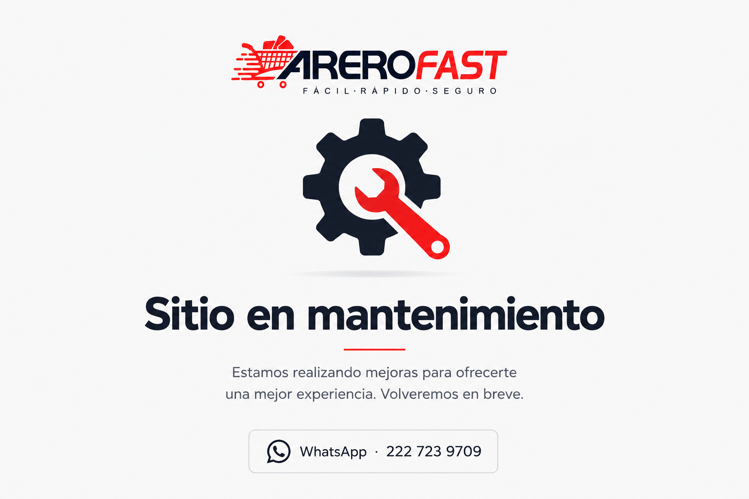 AreroFast en mantenimiento